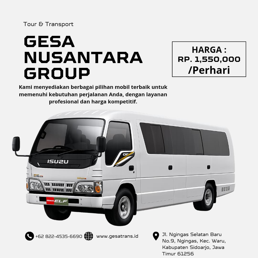 Gesa Trans: Solusi Rental Mobil Surabaya Sidoarjo dengan Sopir Ramah & Harga Kompetitif