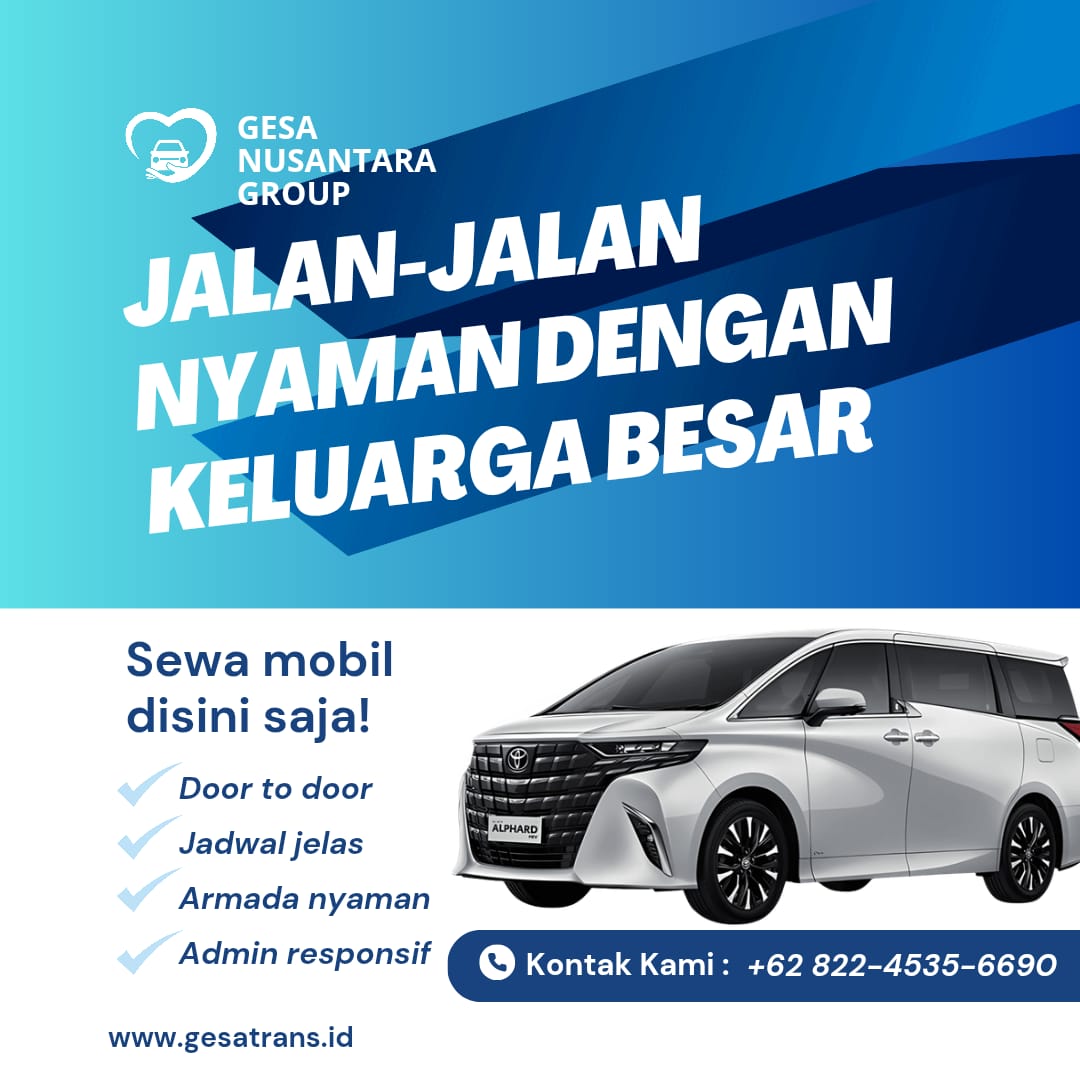 Rental Mobil Surabaya & Sidoarjo: Solusi Transportasi Nyaman di Jawa Timur dengan Sopir Berpengalaman