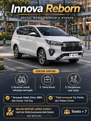 Sewa Mobil Innova Reborn Surabaya & Sidoarjo – Rental Premium Jawa Timur dengan Sopir Handal