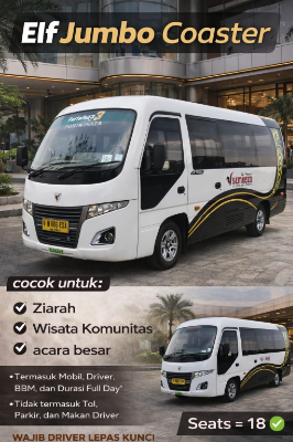 Sewa Mobil Surabaya & Sidoarjo – Rental Elf Jumbo Jawa Timur dengan Sopir Profesional