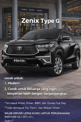 Sewa Mobil Zenix Surabaya & Sidoarjo – Rental Modern Jawa Timur dengan Sopir Profesional